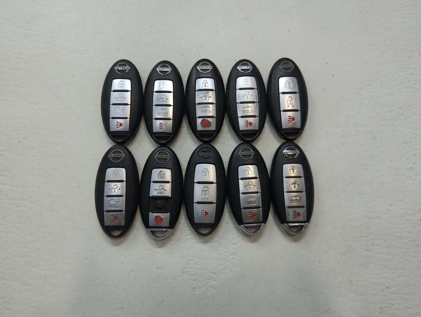 Lot of 10 Nissan Keyless Entry Remote Fob CWTWB1U840 | KR5S180144106 | - Oemusedautoparts1.com