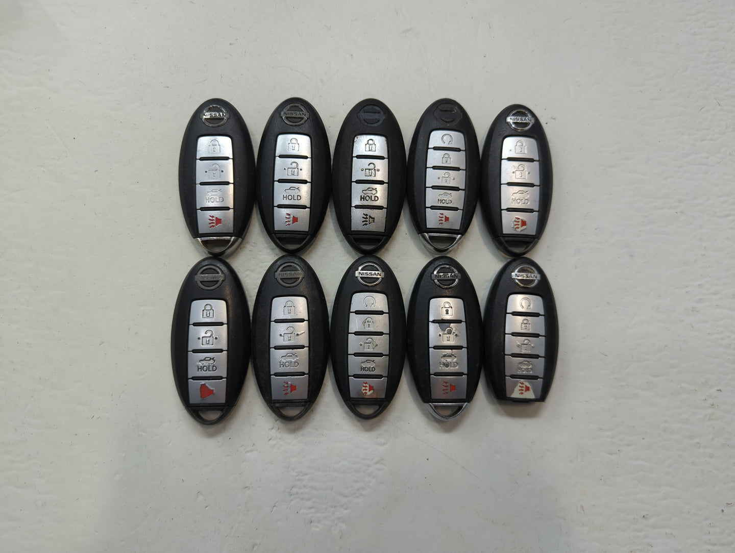 Lot of 10 Nissan Keyless Entry Remote Fob KR55W48903 | KR5S180144014 | - Oemusedautoparts1.com