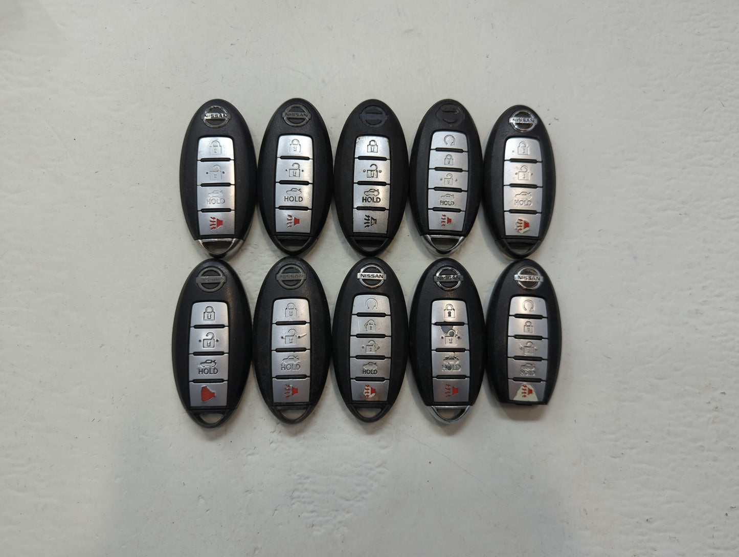 Lot of 10 Nissan Keyless Entry Remote Fob KR55W48903 | KR5S180144014 | - Oemusedautoparts1.com