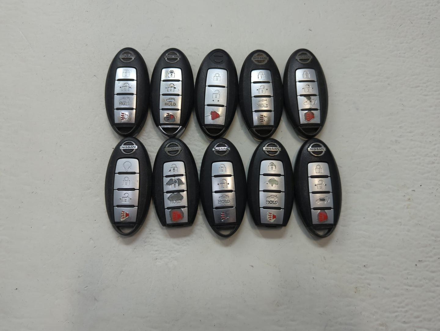 Lot of 10 Nissan Keyless Entry Remote Fob CWTWBU785 | KR55WK49622 | - Oemusedautoparts1.com