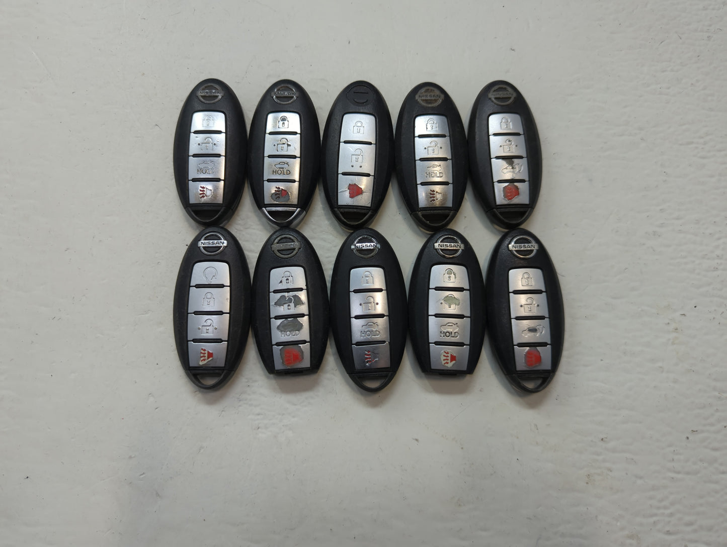 Lot of 10 Nissan Keyless Entry Remote Fob CWTWBU785 | KR55WK49622 | - Oemusedautoparts1.com
