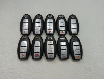 compare product Lot of 10 Nissan Keyless Entry Remote Fob MIXED FCC IDS MIXED PART