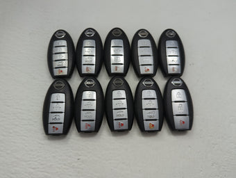 compare product Lot of 10 Nissan Keyless Entry Remote Fob MIXED FCC IDS MIXED PART