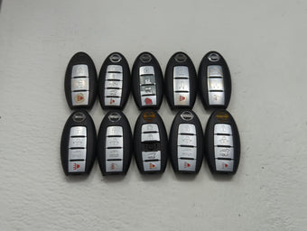 compare product Lot of 10 Nissan Keyless Entry Remote Fob MIXED FCC IDS MIXED PART
