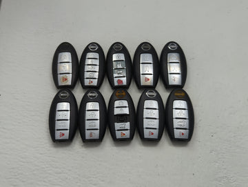 Lot of 10 Nissan Keyless Entry Remote Fob MIXED FCC IDS MIXED PART - Oemusedautoparts1.com