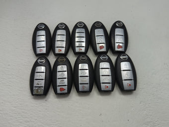 compare product Lot of 10 Nissan Keyless Entry Remote Fob MIXED FCC IDS MIXED PART