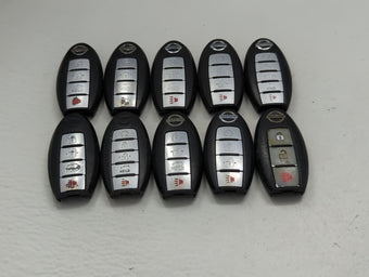 compare product Lot of 10 Nissan Keyless Entry Remote Fob MIXED FCC IDS MIXED PART