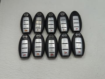 Lot of 10 Nissan Keyless Entry Remote Fob MIXED FCC IDS MIXED PART - Oemusedautoparts1.com