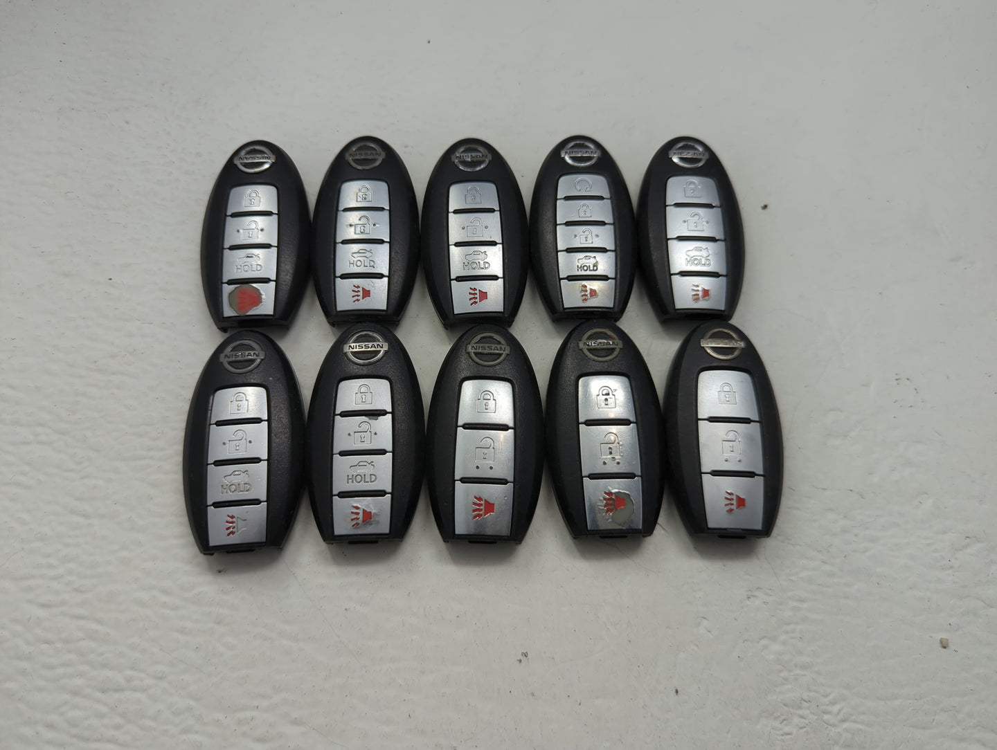 Lot of 10 Nissan Keyless Entry Remote Fob MIXED FCC IDS MIXED PART - Oemusedautoparts1.com