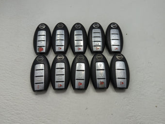 compare product Lot of 10 Nissan Keyless Entry Remote Fob MIXED FCC IDS MIXED PART