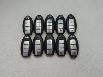 compare product Lot of 10 Nissan Keyless Entry Remote Fob MIXED FCC IDS MIXED PART
