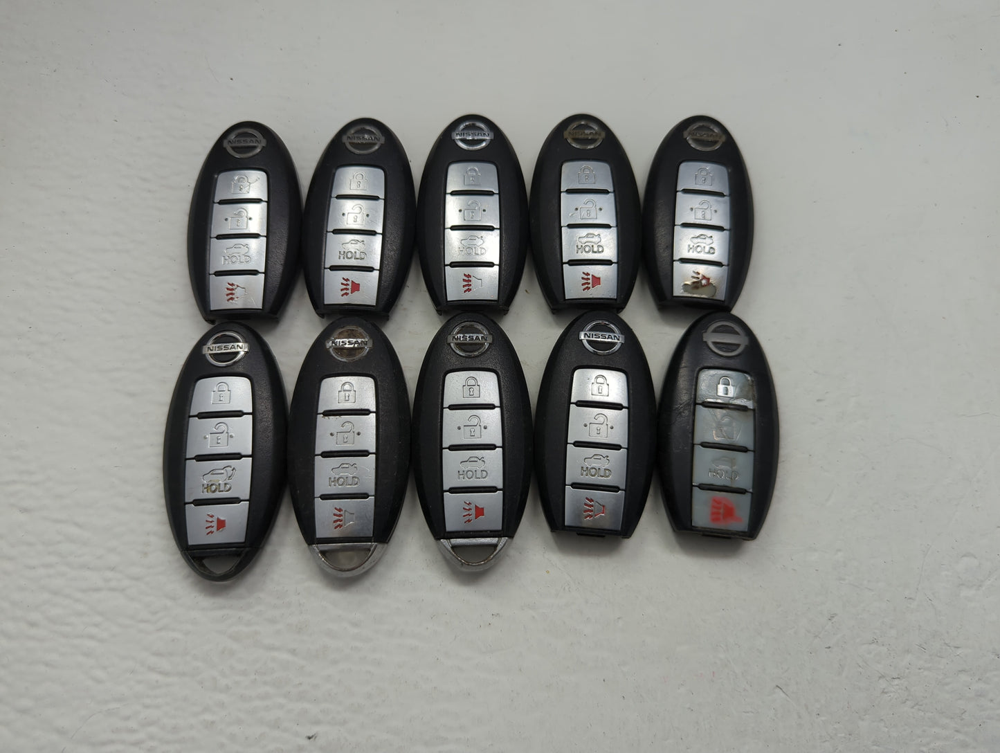 Lot of 10 Nissan Keyless Entry Remote Fob MIXED FCC IDS MIXED PART - Oemusedautoparts1.com
