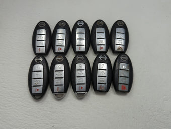 compare product Lot of 10 Nissan Keyless Entry Remote Fob MIXED FCC IDS MIXED PART
