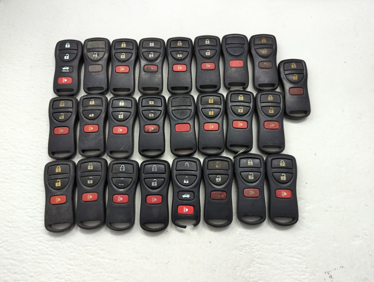 Lot of 25 Nissan Keyless Entry Remote Fob CWTWB1U821 | CWTWB1U733 | - Oemusedautoparts1.com