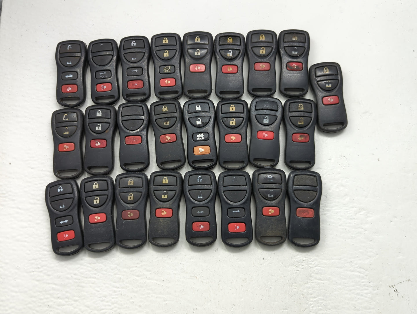 Lot of 25 Nissan Keyless Entry Remote Fob CWTWB1U415 | CWTWB1U821 | - Oemusedautoparts1.com