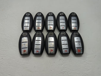 compare product Lot of 10 Nissan Keyless Entry Remote Fob CWTWB1U840 | CWTWBU729 |