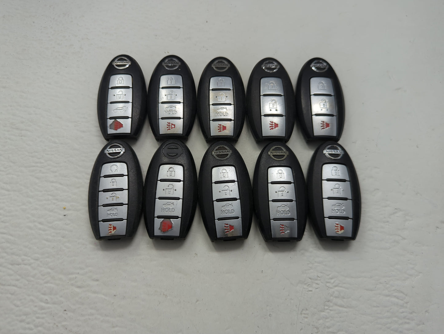 Lot of 10 Nissan Keyless Entry Remote Fob CWTWB1U840 | KR55WK49622 | - Oemusedautoparts1.com