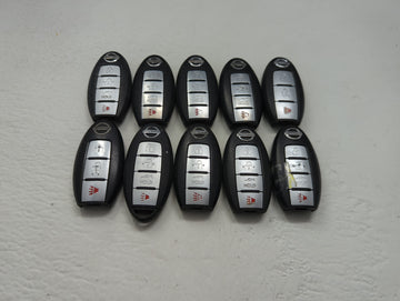 Lot of 10 Nissan Keyless Entry Remote Fob MIXED FCC IDS MIXED PART - Oemusedautoparts1.com