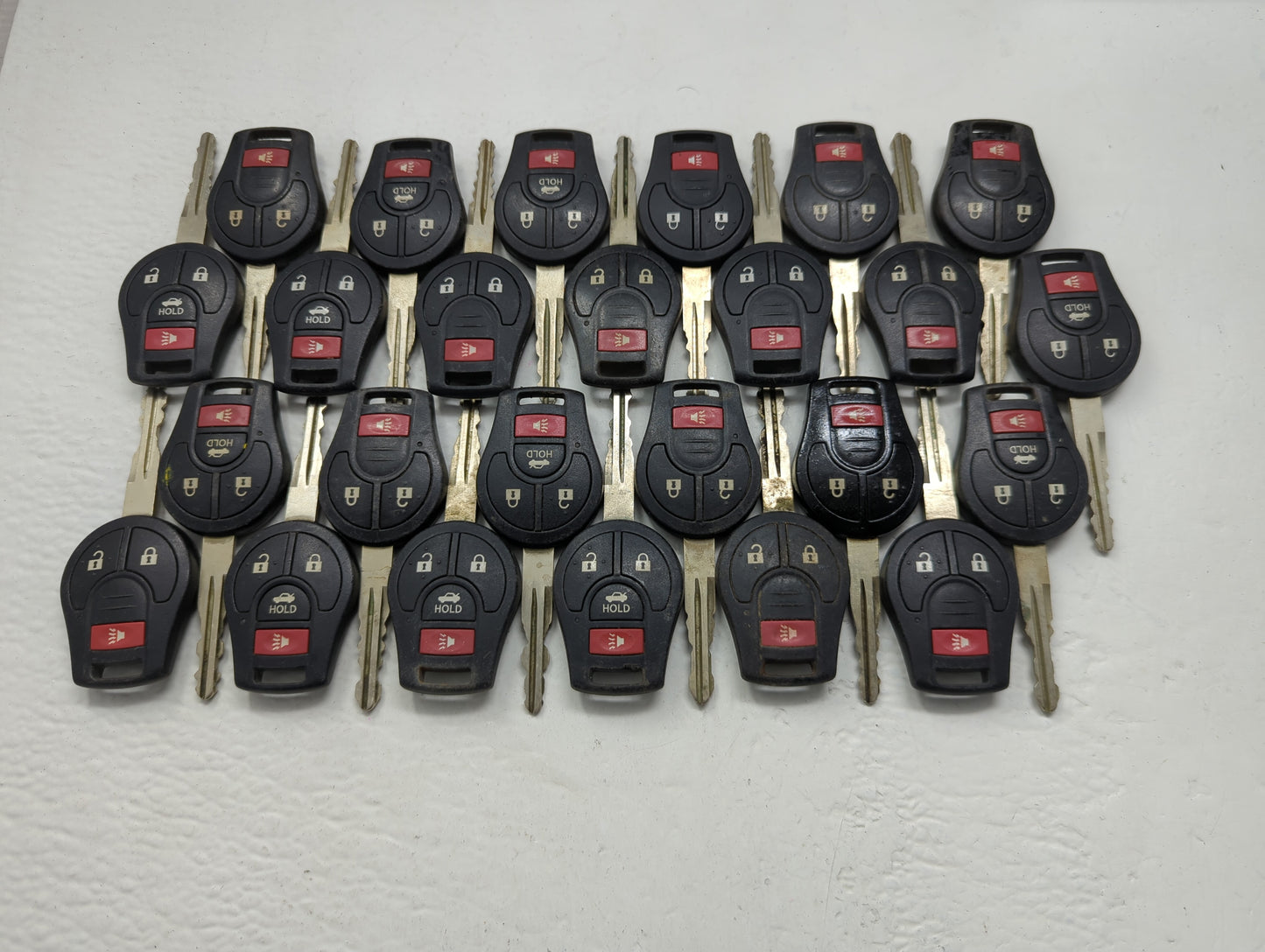 Lot of 25 Nissan Keyless Entry Remote Fob MIXED FCC IDS MIXED PART - Oemusedautoparts1.com