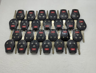 compare product Lot of 25 Nissan Keyless Entry Remote Fob MIXED FCC IDS MIXED PART