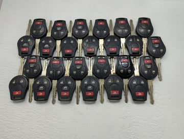 Lot of 25 Nissan Keyless Entry Remote Fob MIXED FCC IDS MIXED PART - Oemusedautoparts1.com