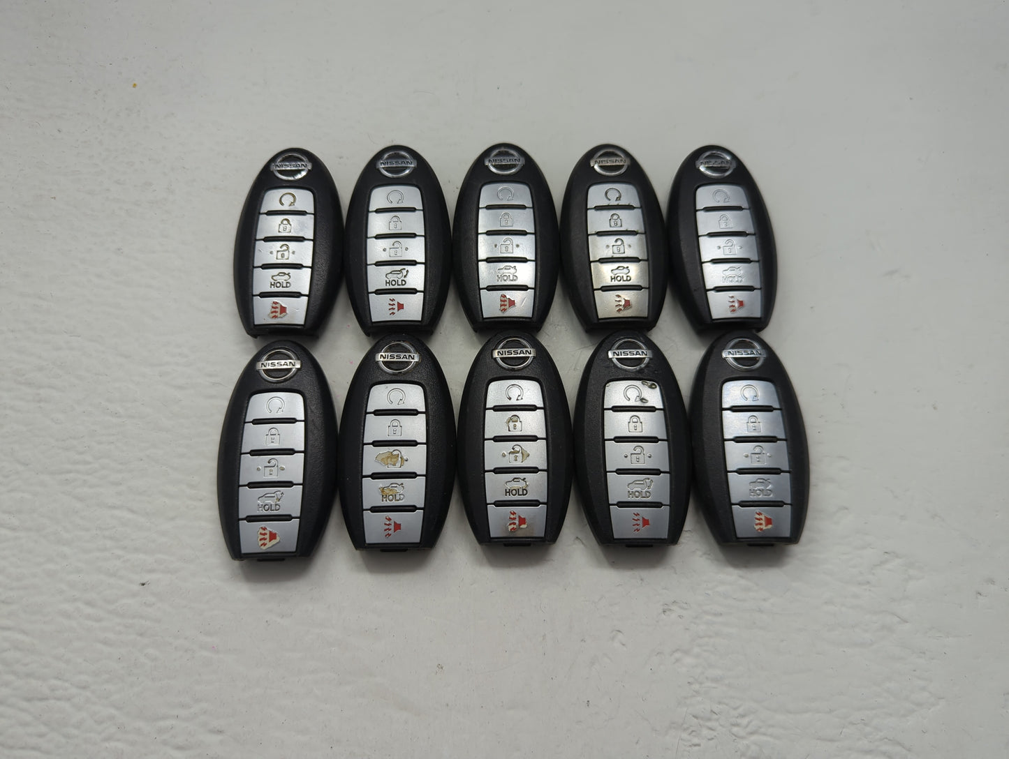 Lot of 10 Nissan Keyless Entry Remote Fob KR5S180144014 | KR5TXN4 MIXED - Oemusedautoparts1.com