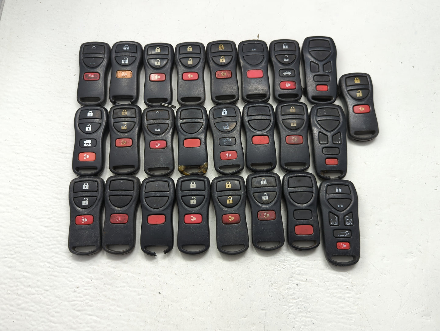 Lot of 25 Nissan Keyless Entry Remote Fob - Oemusedautoparts1.com