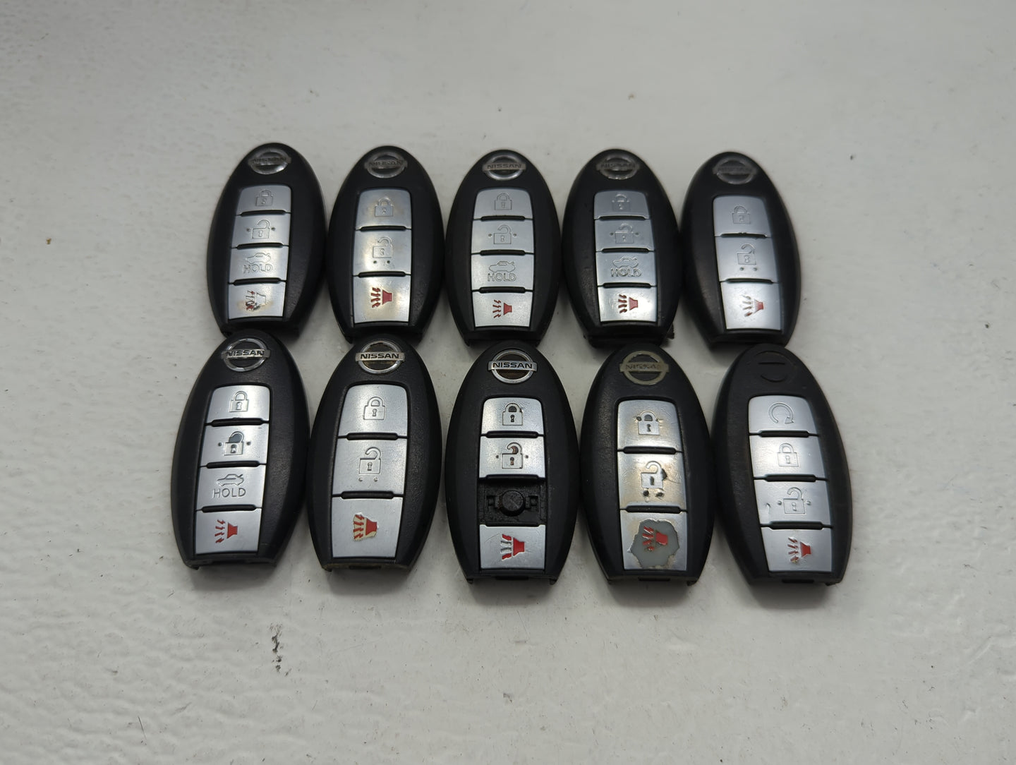 Lot of 10 Nissan Keyless Entry Remote Fob KR5S180144014 | KR5TXN3 | - Oemusedautoparts1.com