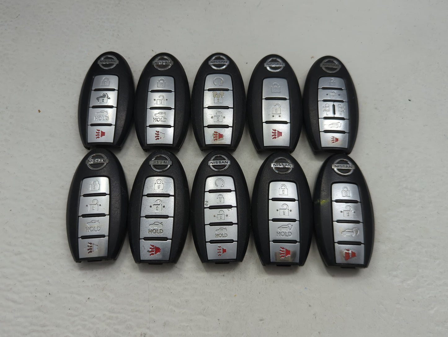 Lot of 10 Nissan Keyless Entry Remote Fob KR5S180144014 | CWTWB1U840 | - Oemusedautoparts1.com