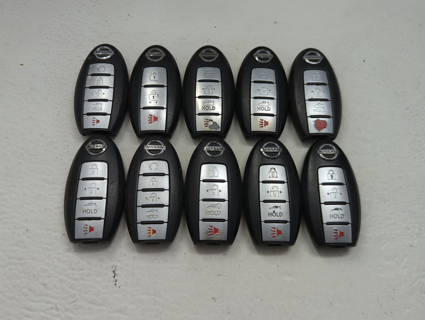 Lot of 10 Nissan Keyless Entry Remote Fob CWTWB1U840 | KR5S180144014 | - Oemusedautoparts1.com