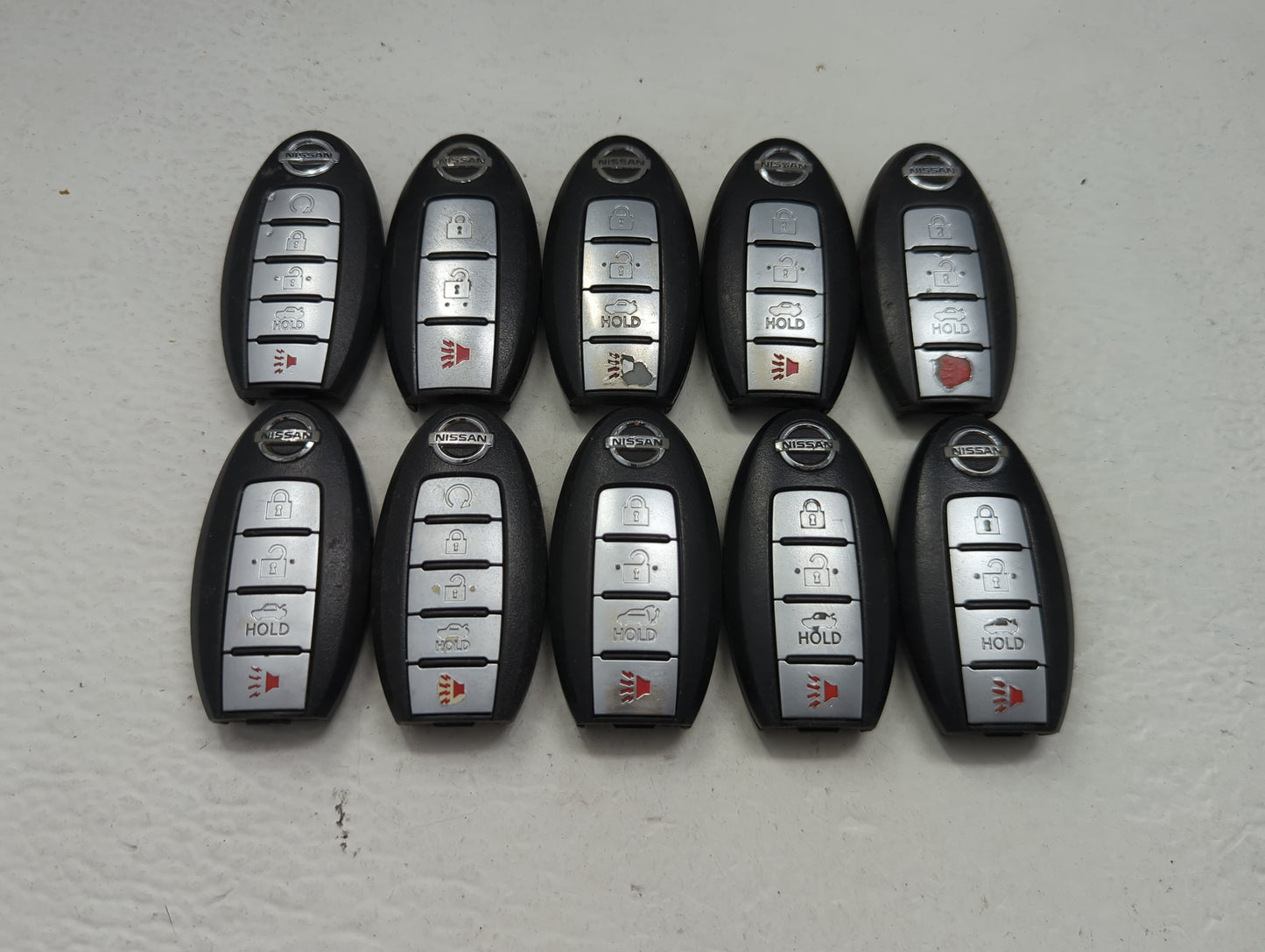 Lot of 10 Nissan Keyless Entry Remote Fob CWTWB1U840 | KR5S180144014 | - Oemusedautoparts1.com