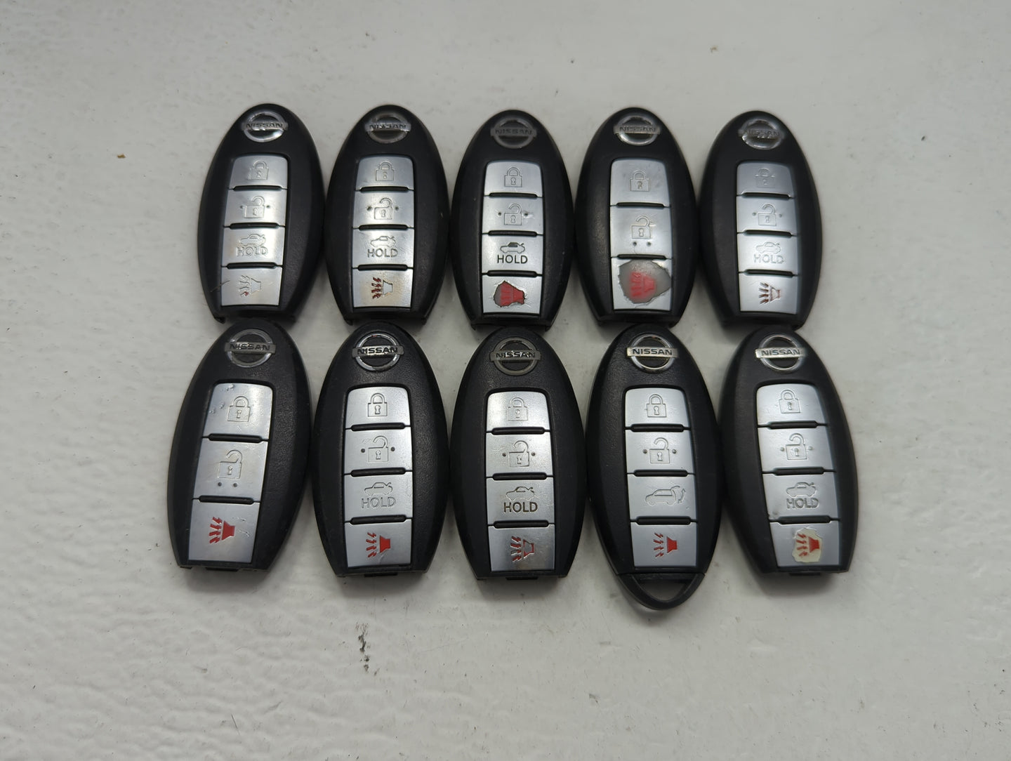 Lot of 10 Nissan Keyless Entry Remote Fob KR55WK48903 | CWTWB1U840 | - Oemusedautoparts1.com
