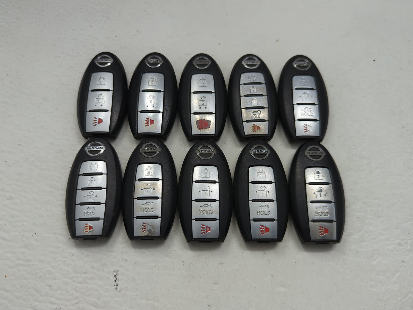 Lot of 10 Nissan Keyless Entry Remote Fob KR5TXN4 | KR55WK49622 | - Oemusedautoparts1.com