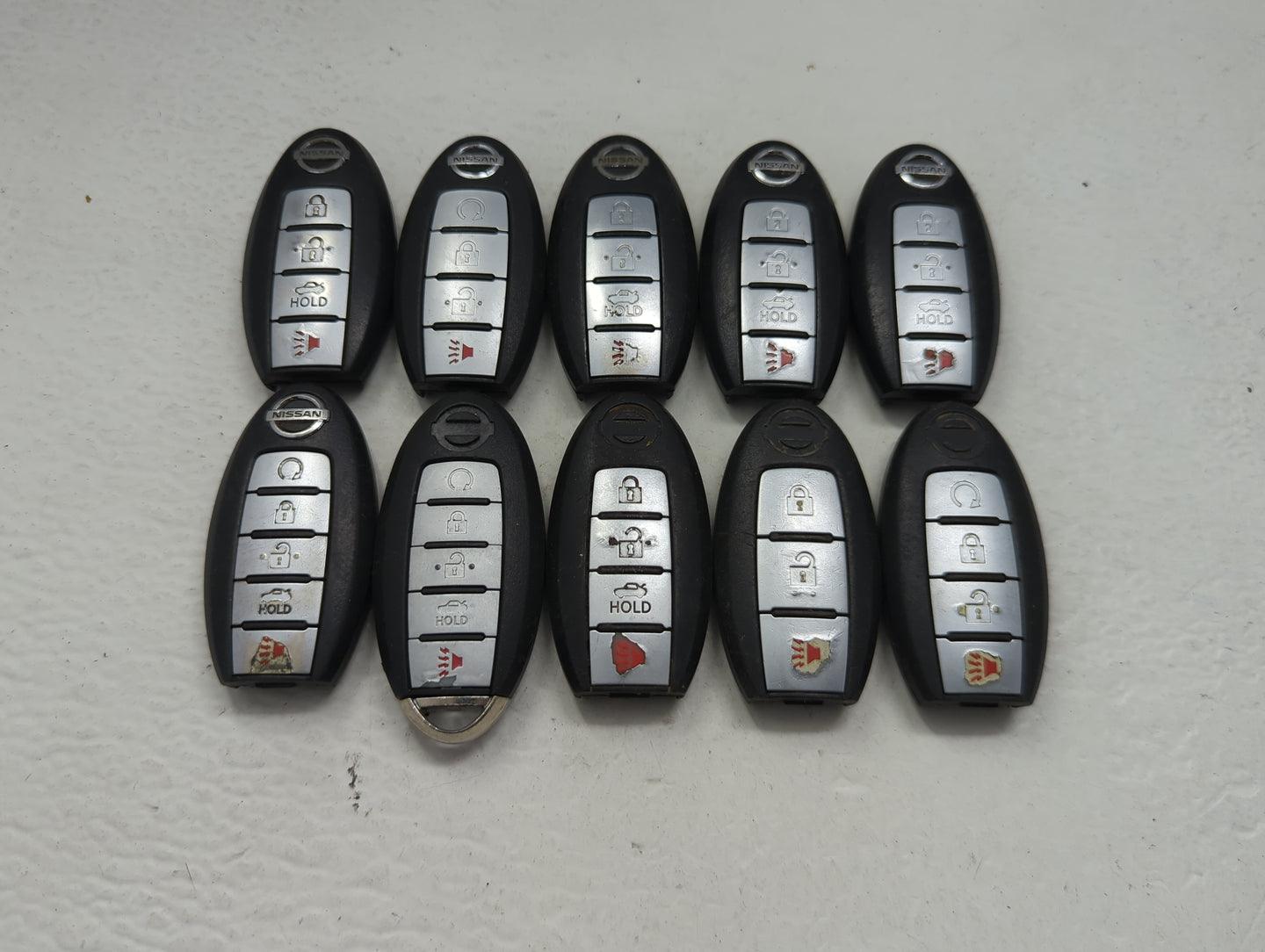 Lot of 10 Nissan Keyless Entry Remote Fob - Oemusedautoparts1.com