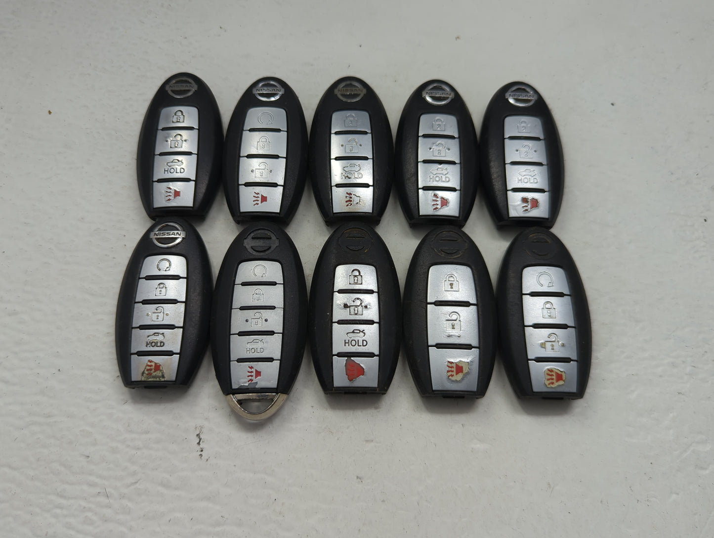 Lot of 10 Nissan Keyless Entry Remote Fob - Oemusedautoparts1.com