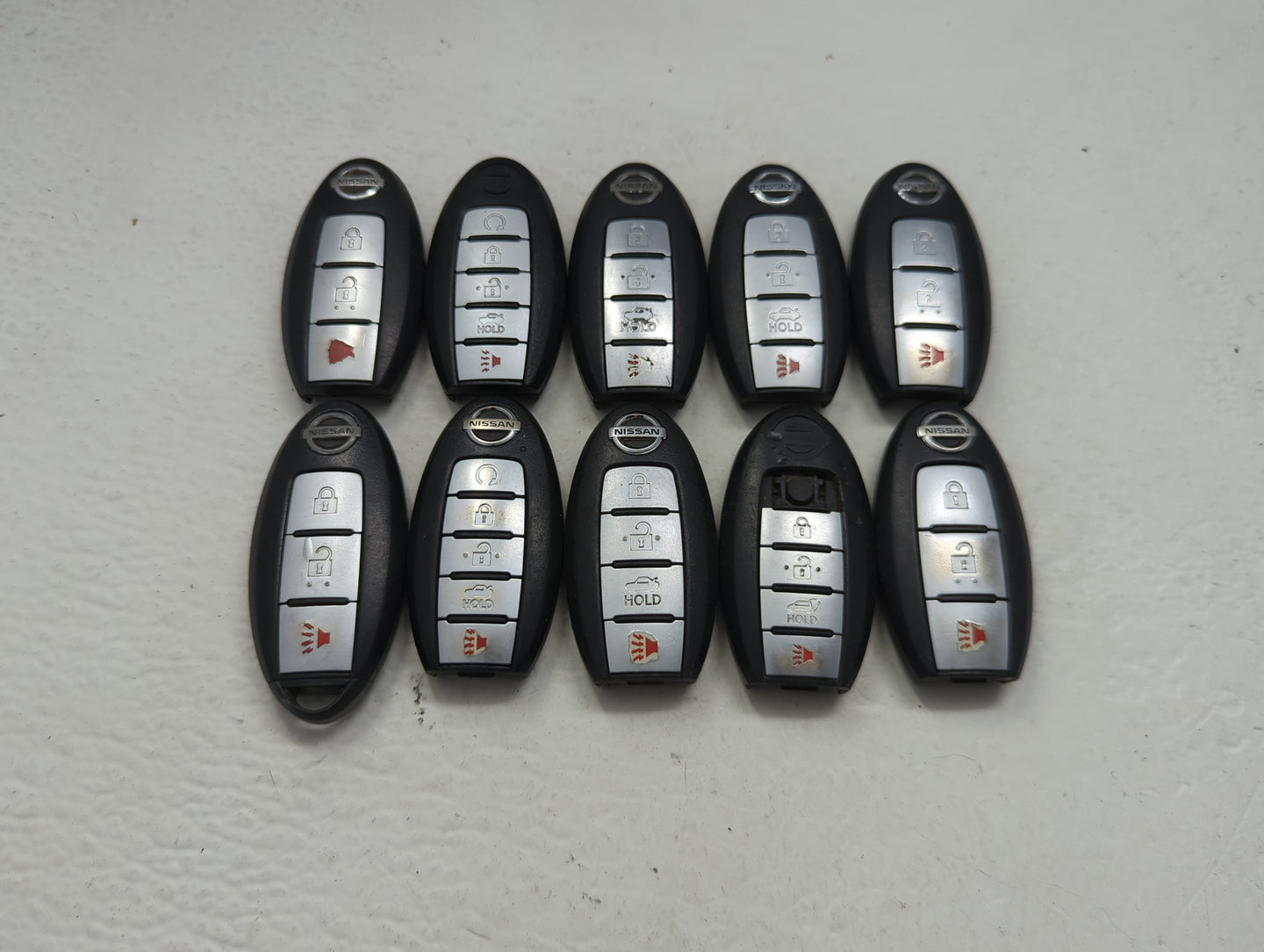 Lot of 10 Nissan Keyless Entry Remote Fob CWTWB1G744 | KR5S180144014 | - Oemusedautoparts1.com