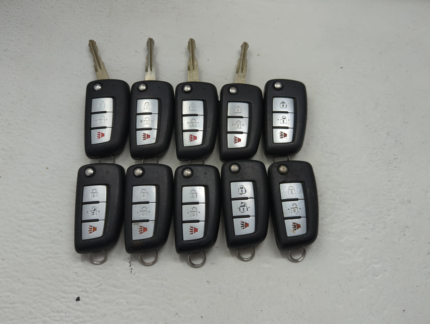 Lot of 10 Nissan Keyless Entry Remote Fob CWTWB1G767 - Oemusedautoparts1.com