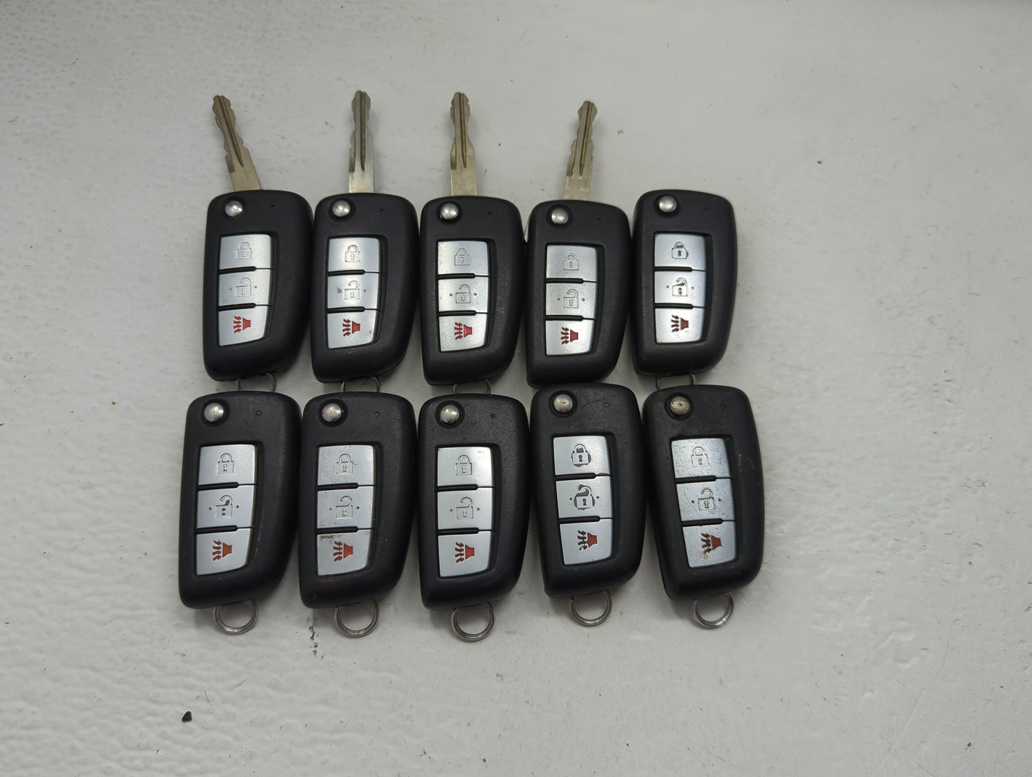 Lot of 10 Nissan Keyless Entry Remote Fob CWTWB1G767 - Oemusedautoparts1.com