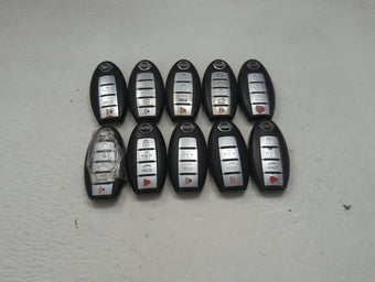 compare product Lot of 10 Nissan Keyless Entry Remote Fob MIXED FCC IDS MIXED PART 1475447