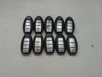 Lot of 10 Nissan Keyless Entry Remote Fob MIXED FCC IDS MIXED PART 1475506 - Oemusedautoparts1.com