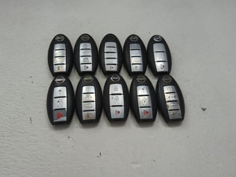 compare product Lot of 10 Nissan Keyless Entry Remote Fob MIXED FCC IDS MIXED PART 1475507