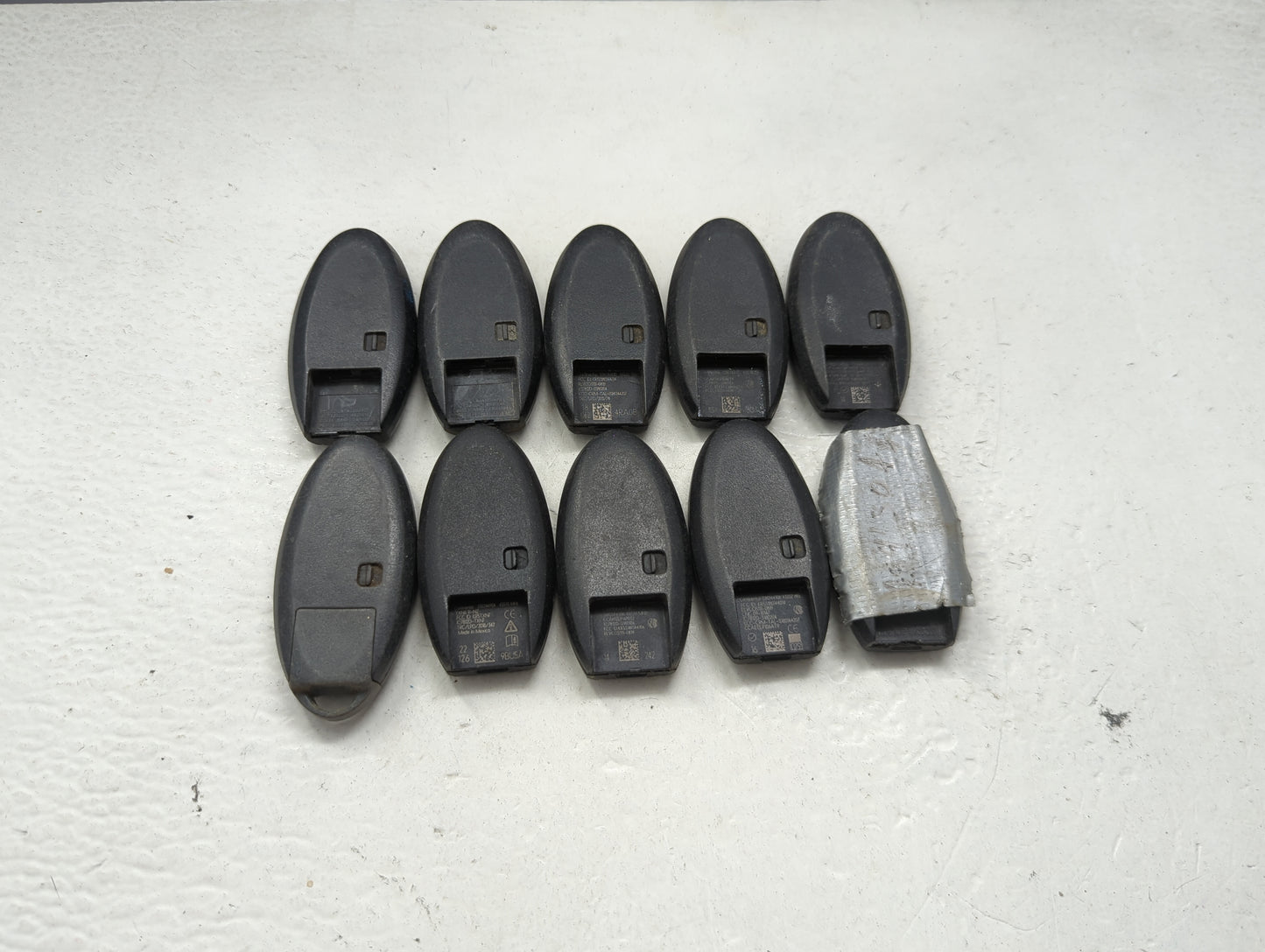 Lot of 10 Nissan Keyless Entry Remote Fob MIXED FCC IDS MIXED PART 1475508 - Oemusedautoparts1.com