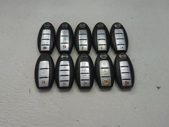 compare product Lot of 10 Nissan Keyless Entry Remote Fob MIXED FCC IDS MIXED PART 1475510