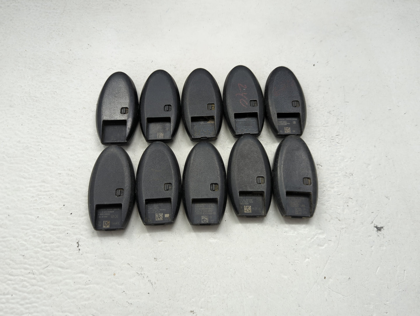 Lot of 10 Nissan Keyless Entry Remote Fob MIXED FCC IDS MIXED PART 1475510 - Oemusedautoparts1.com