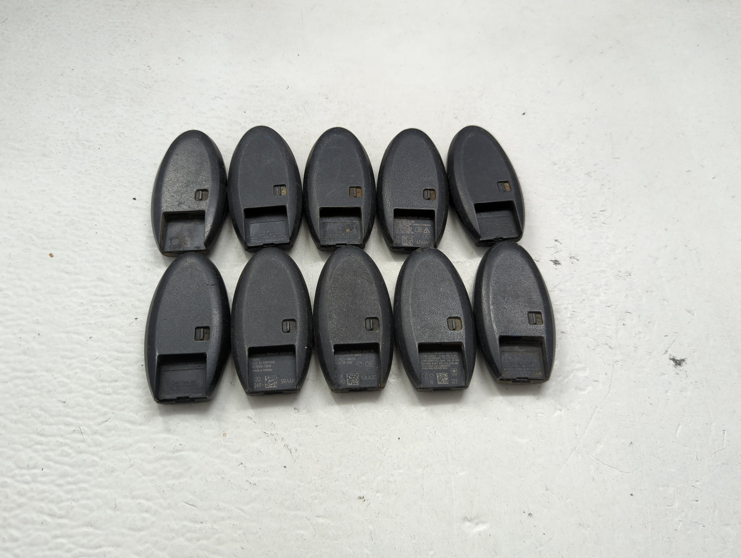 Lot of 10 Nissan Keyless Entry Remote Fob MIXED FCC IDS MIXED PART 1475511 - Oemusedautoparts1.com