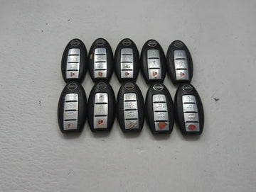 Lot of 10 Nissan Keyless Entry Remote Fob MIXED FCC IDS MIXED PART 1475512 - Oemusedautoparts1.com