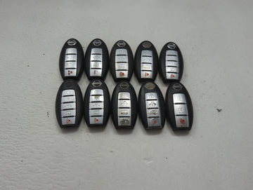Lot of 10 Nissan Keyless Entry Remote Fob MIXED FCC IDS MIXED PART 1475513 - Oemusedautoparts1.com