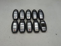 Lot of 10 Nissan Keyless Entry Remote Fob MIXED FCC IDS MIXED PART 1475514 - Oemusedautoparts1.com