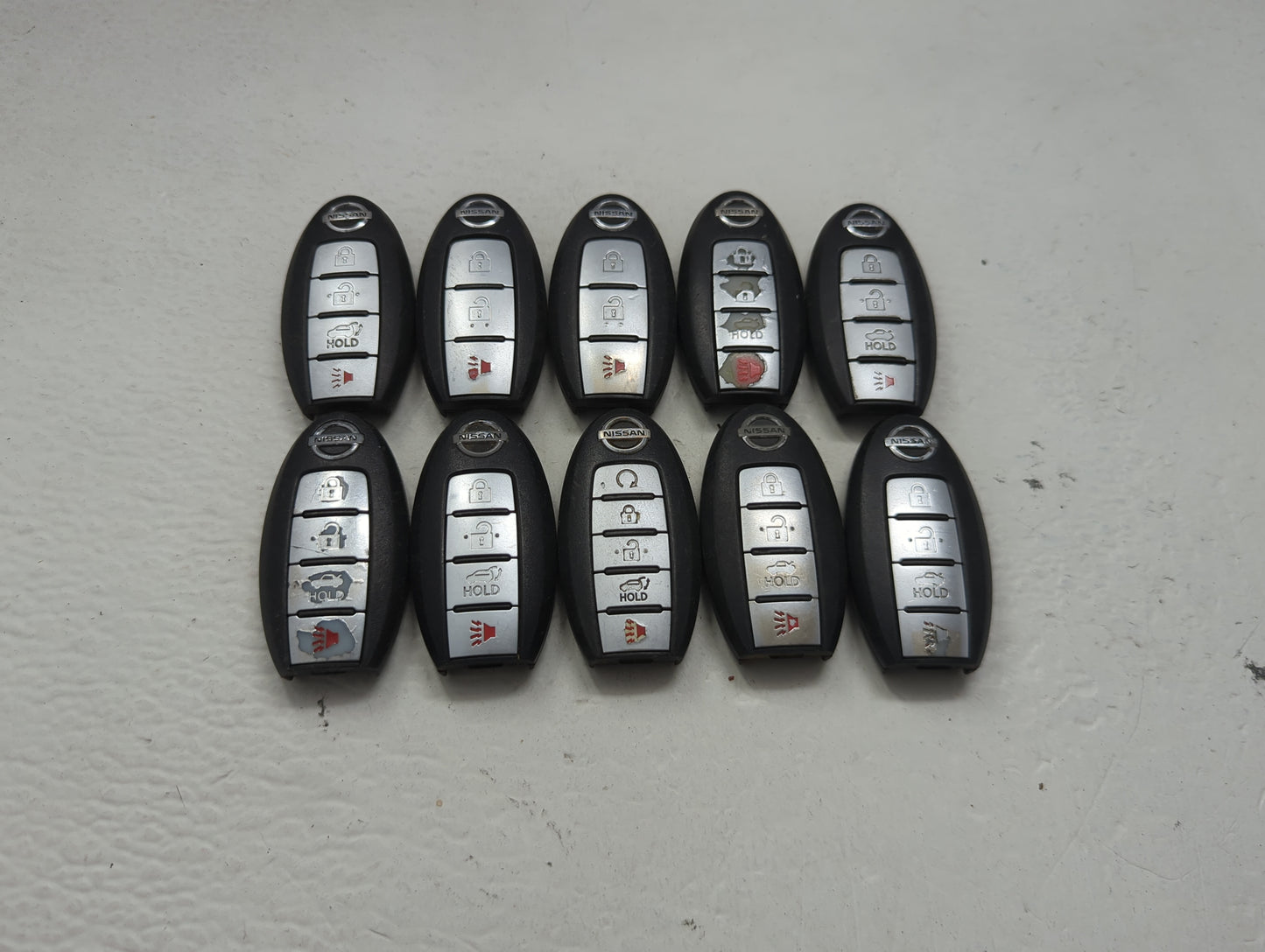 Lot of 10 Nissan Keyless Entry Remote Fob MIXED FCC IDS MIXED PART 1475515 - Oemusedautoparts1.com