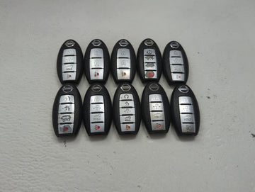 Lot of 10 Nissan Keyless Entry Remote Fob MIXED FCC IDS MIXED PART 1475515 - Oemusedautoparts1.com